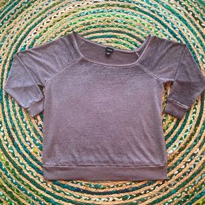 *FLASH SALE* Torrid off-the-shoulder sweatshirt gray size 2X